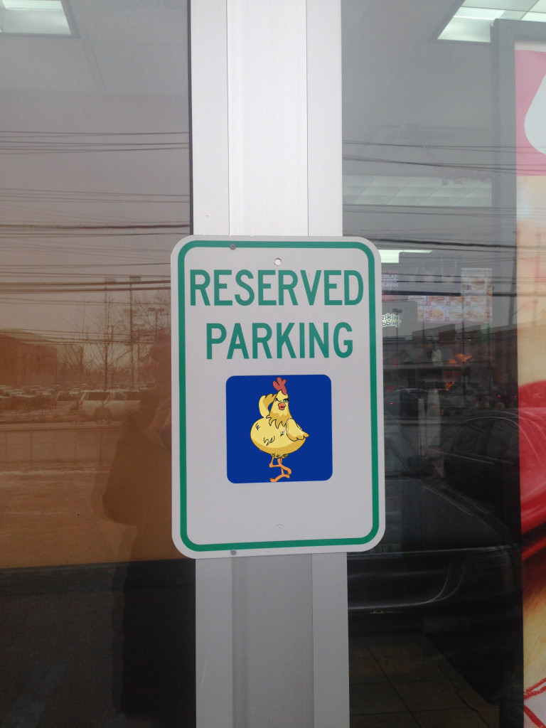 reserved parking